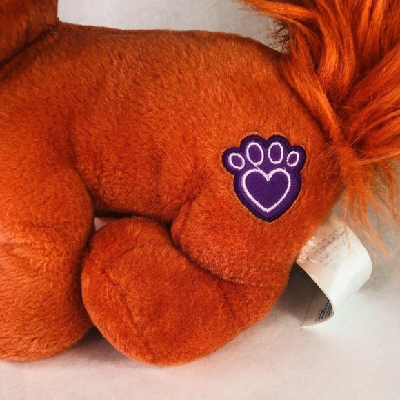 Build A Bear Disney Palace Pets Aurora Plush Orange Treasure Cat Ariel Stuffed - Picture 8 of 12